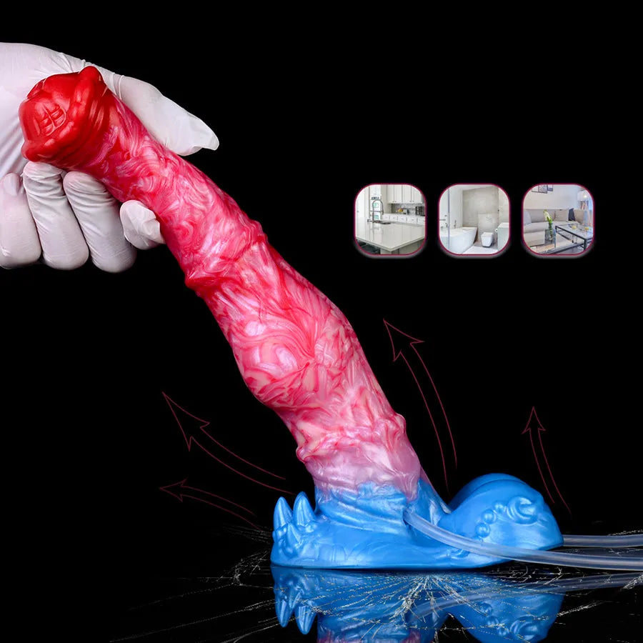 8 Inch Fantasy Horse Ejaculating Dildo