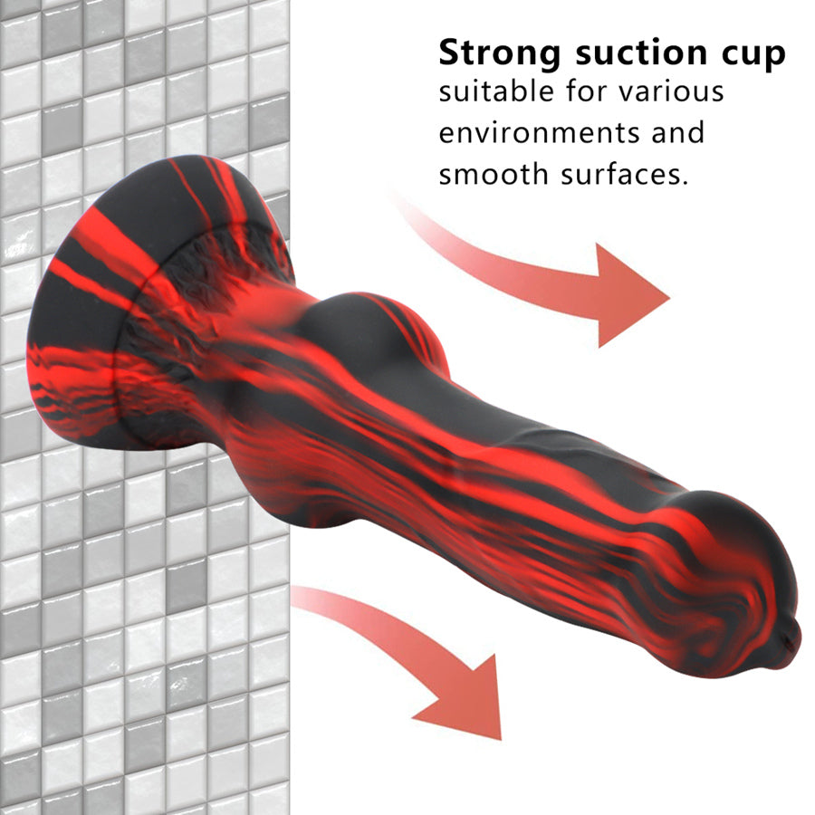 7 Inch Dog Knot Silicone Anal Dildo
