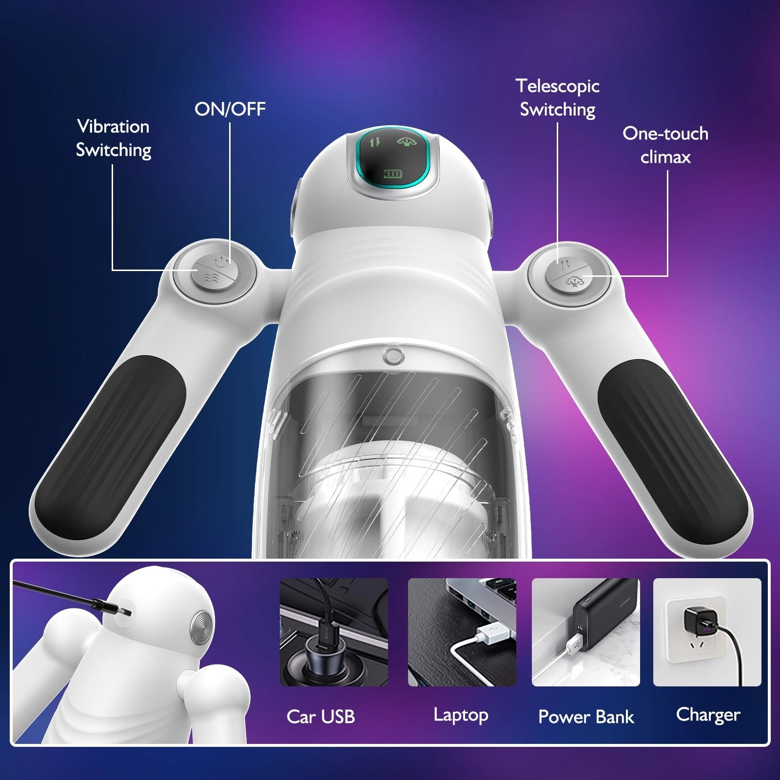 Masturbateurs robotisés Simulateur automatique de fellation masculine