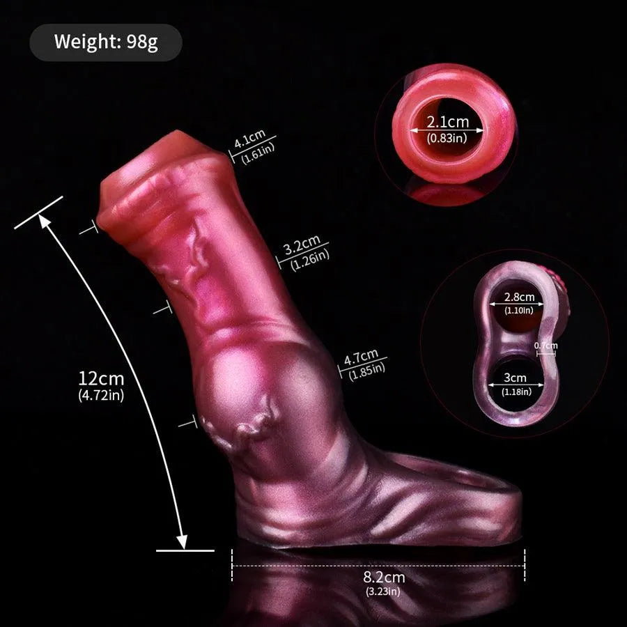 Silicone Opening Simulation Horse Cock Sleeve