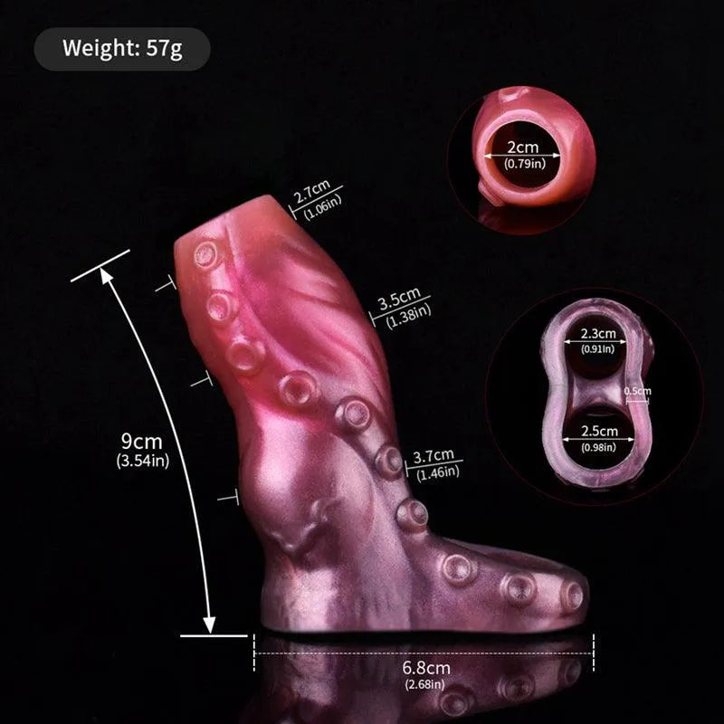 Couples Sex Toys Fantasy Tentacle Penis Sleeve