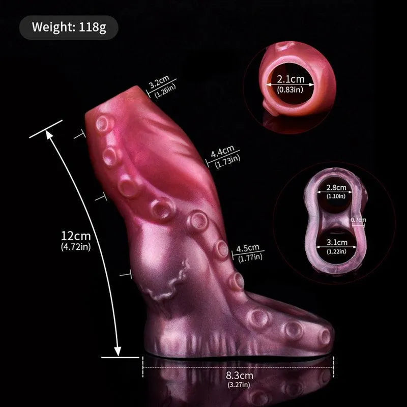 Couples Sex Toys Fantasy Tentacle Penis Sleeve