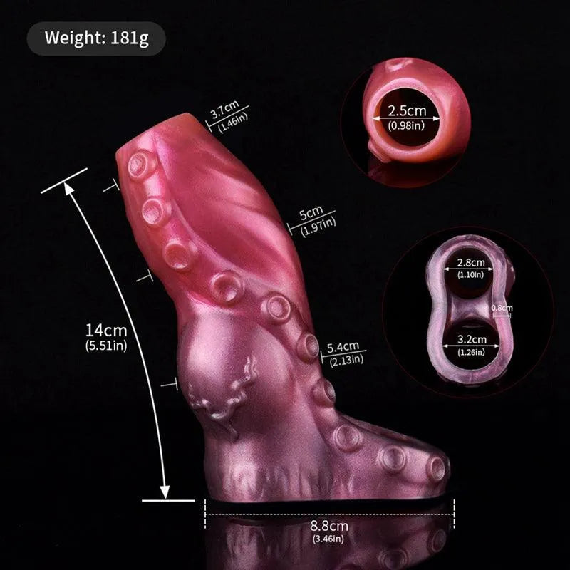 Couples Sex Toys Fantasy Tentacle Penis Sleeve