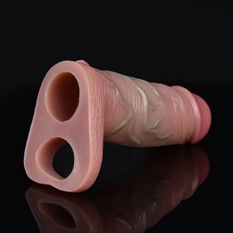 Men Sex Aid Delayed Ejaculation Penis Sleeve
