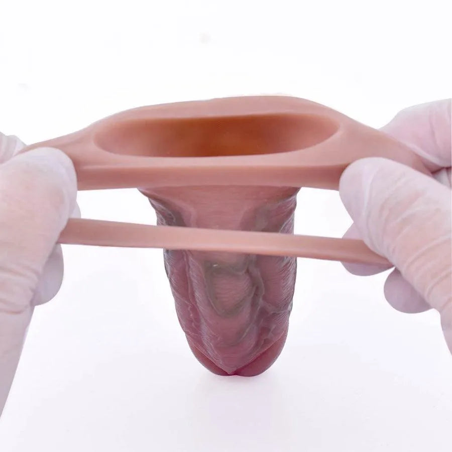 Flesh Fealistic Silicone Thin Penis Sleeve