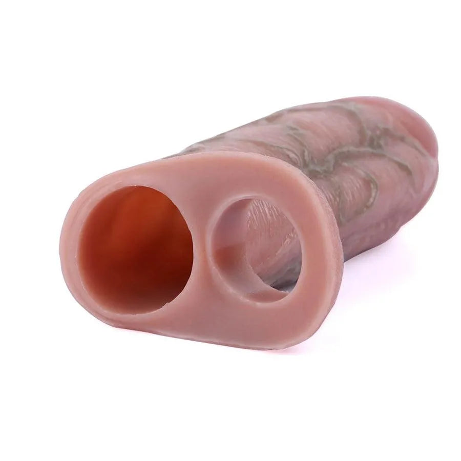 Simulation Soft Silicone Penis Extender Sleeve