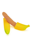 画像をギャラリー ビューアにロード Discreet Banana Vibe Waterproof Dildos Vibrator 5 Inch Dildo