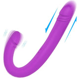 画像をギャラリー ビューアにロード 17.7 Inch Realistic Double-Ended Dildos For Anal Vagina Simulation Purple Dildo Vibrator