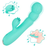 画像をギャラリー ビューアにロード Plump And Round Head Soft Rabbits Vibrator Tiffany Blue Rabbit