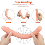 画像をギャラリー ビューアにロード Remote Control Free Bending 11.96 Inch Double-Ended Dildos Dildo