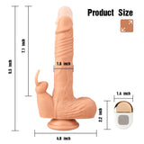 Charger l&#39;image dans la galerie, Remote Control 9.5 Inch Realistic Vibrating Rabbit Dildo