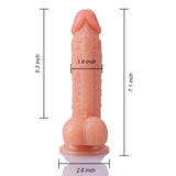 画像をギャラリー ビューアにロード 7.1 Inch Realistic Dildo With Strong Suction Cup