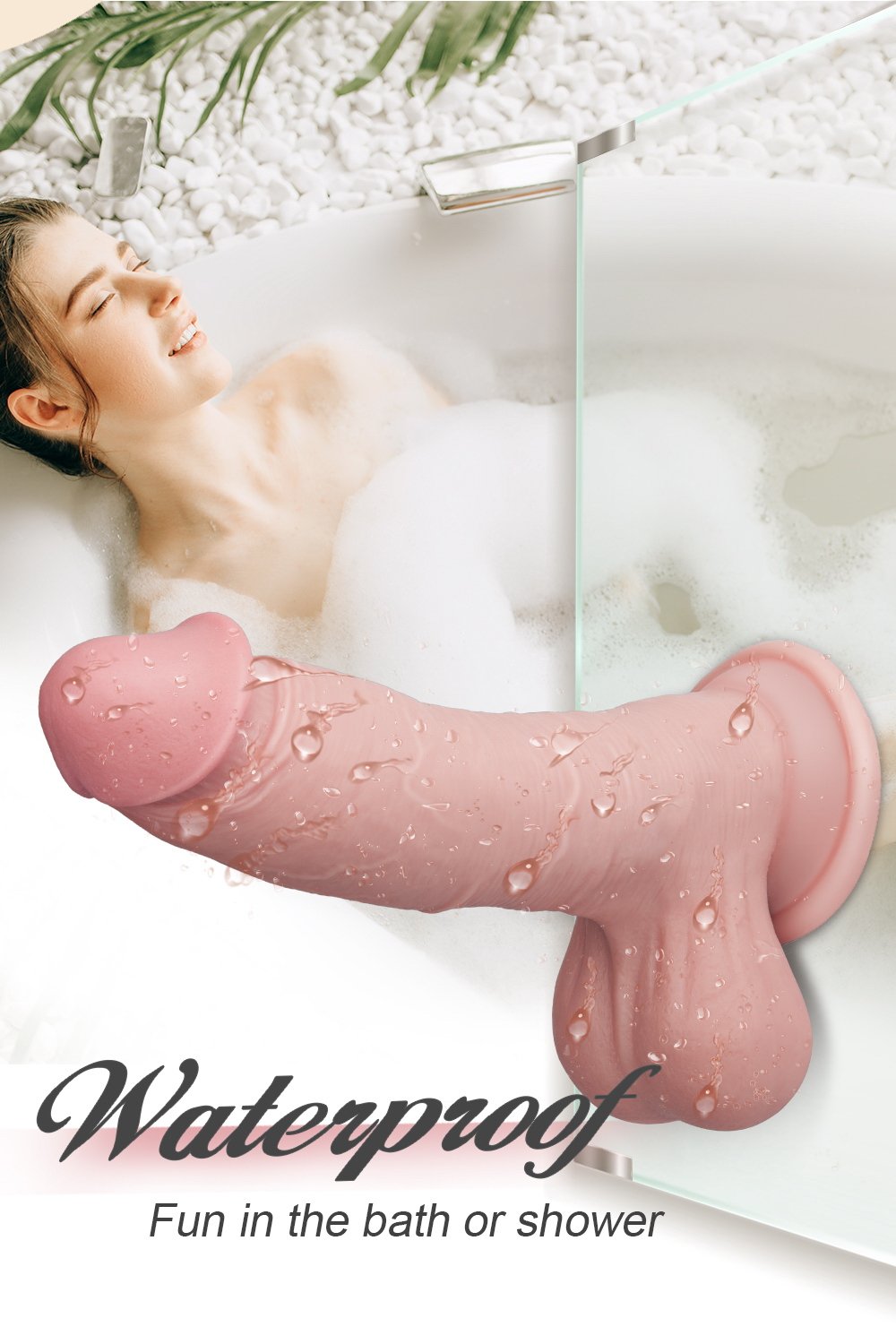 8 Inch Ultra Realistic Skin Dildo With Moving Foreskin