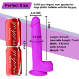 画像をギャラリー ビューアにロード 9.5 Inch Super Soft Liquid Realistic Silicone Dildo