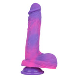 Load image into Gallery viewer, Purple dildo Suction Cup Realistic 8 inch dildos