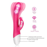 Charger l&#39;image dans la galerie, Rabbit Vibrators For Women Dildos Erotic Sex Toys Femme Clitoris Stimulate Magic Vagina G Spot Wand