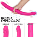 画像をギャラリー ビューアにロード 17.7 Inch Realistic Double-Ended Dildos For Anal Vagina Simulation Dildo Vibrator