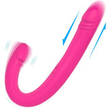 画像をギャラリー ビューアにロード 17.7 Inch Realistic Double-Ended Dildos For Anal Vagina Simulation Rose Red Dildo Vibrator