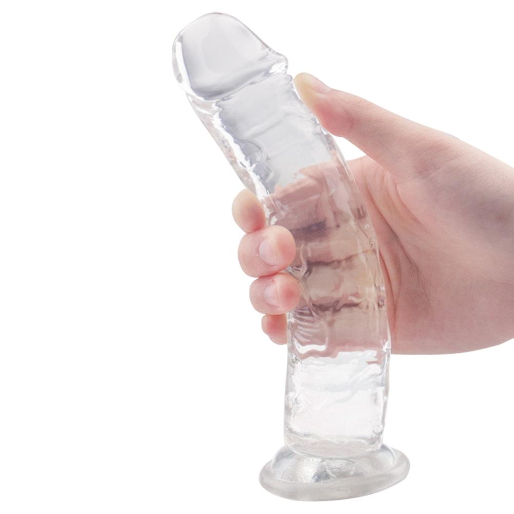 4 Kinds Size Super Suction Transparent Realistic Dildo